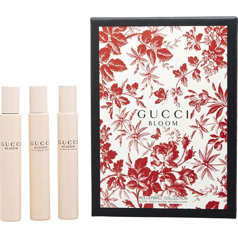 gucci bloom her rollerball trio